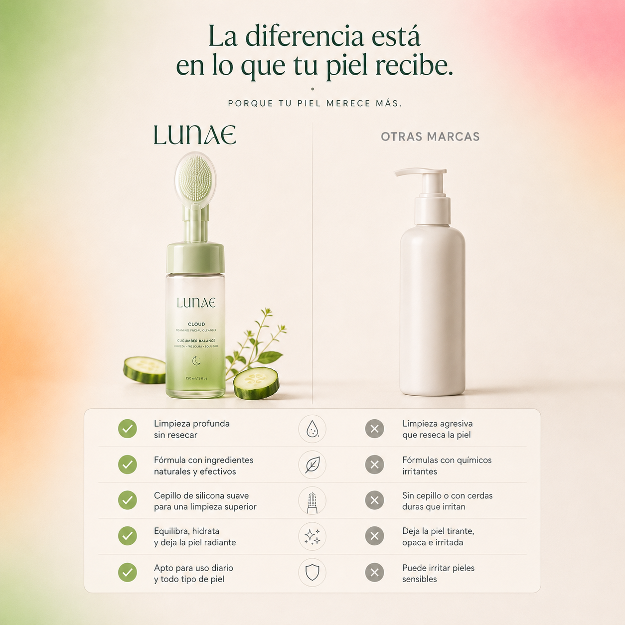 LUNAE CLOUD Foaming Facial Cleanser